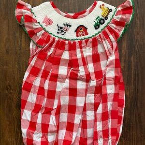 Babeeni Smock Farm Bubble. Size 3. NWT